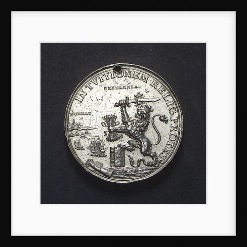 Medal commemorating the landing of William of Orange at Torbay, 1688; reverse by unknown