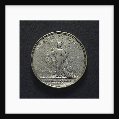 Medal commemorating Queen Mary Regent and the repair of the fleet; reverse by J. Smeltzing