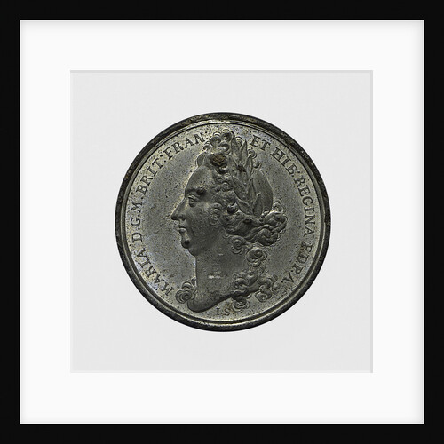 Medal commemorating Queen Mary Regent and the repair of the fleet; obverse by J. Smeltzing