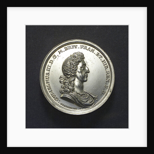 Medal commemorating the Battle of La Hogue, 1692; obverse by J. van Dishoecke