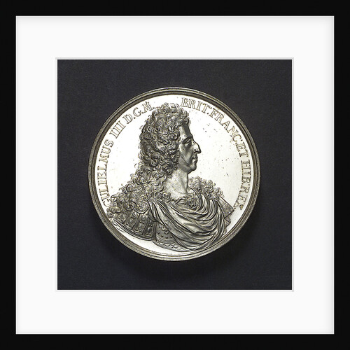 Medal commemorating the Battle of La Hogue, 1692; obverse by Jan Luder
