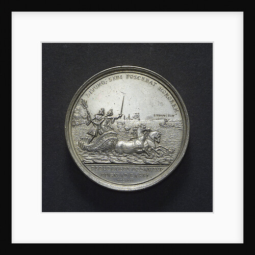 Medal commemorating the Battle of La Hogue, 1692; obverse by J. Smeltzing
