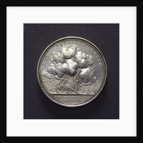 Medal commemorating the Battle of La Hogue, 1692; reverse by J. Smeltzing