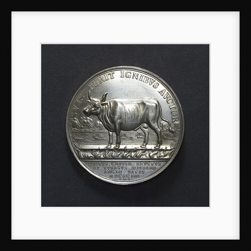 Medal commemorating the bombardment of Havre, 1694; reverse by J. Boskam