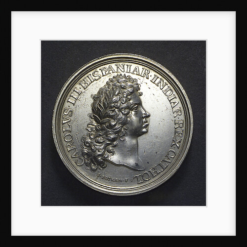 Medal commemorating the departure of King Charles III of Spain for Portugal, 1703; obverse by J. Boskam