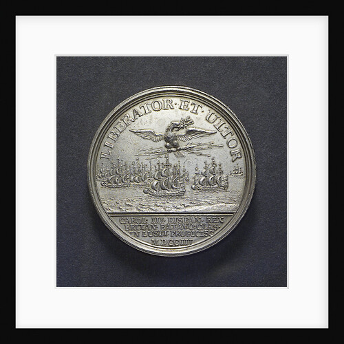 Medal commemorating the departure of King Charles III of Spain for Portugal, 1703; reverse by J. Boskam