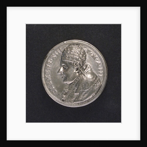 Medal commemorating warehouses built at Civitavecchia; obverse by O. Hamerani