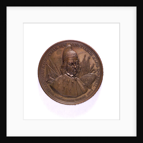 Medal commemorating the Venetian command of the sea; obverse by P.H. Muller