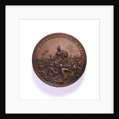 Medal commemorating the Venetian command of the sea; reverse by P.H. Muller