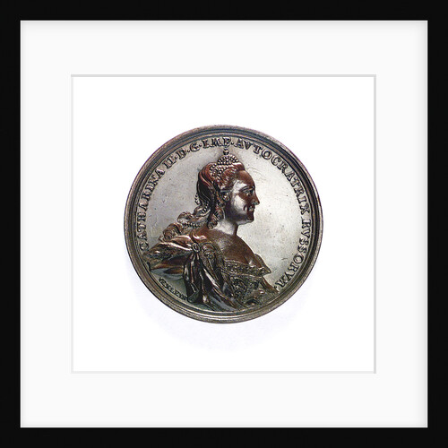 Medal commemorating the victories over the Turks; obverse by J.L. Oexlein