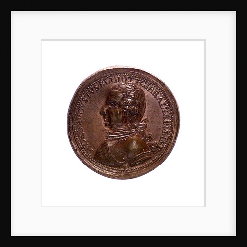 Medal commemorating the defence of Gibraltar and General Eliott, 1779-83; obverse by J. Weber