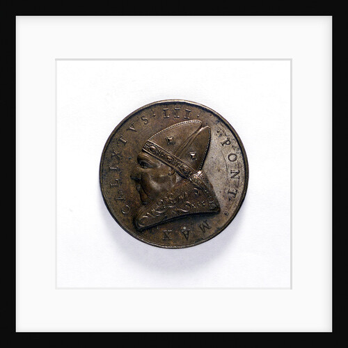 Medal commemorating the defeat of the Turkish fleet, 1455; obverse by unknown