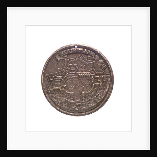 Medal commemorating the fortified town and port of Civitavecchia; reverse by unknown