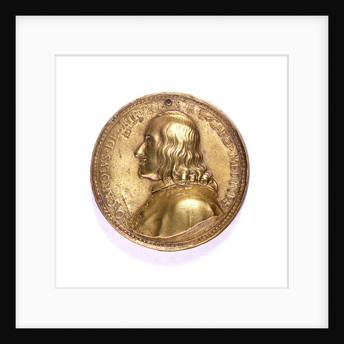 Medal commemorating Admiral Cardinal Medici; obverse by G.F. Travani