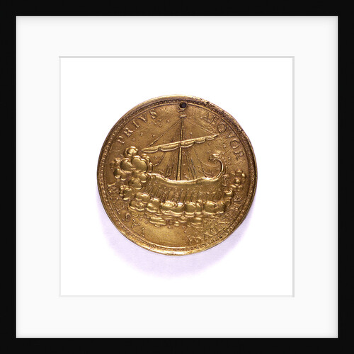 Medal commemorating Admiral Cardinal Medici; reverse by G.F. Travani