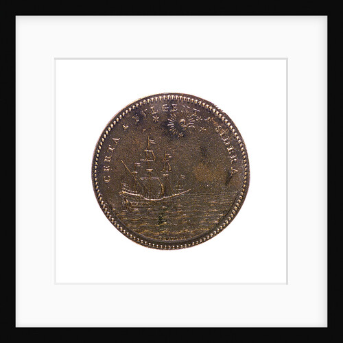 Medal commemorating the naval power of Tuscany; reverse by G.F. Travani