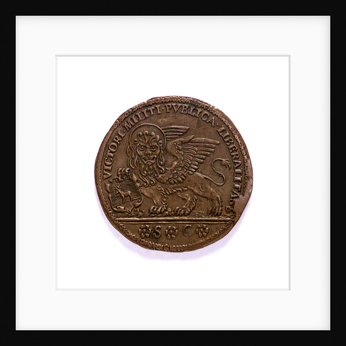 Medal commemorating Admiral Civrani's victory over the Turks at Cyprus, 1753; obverse by unknown