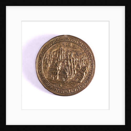 Medal commemorating the Battle of the Texel and the death of Admiral Tromp, 1653; reverse by J. Livens
