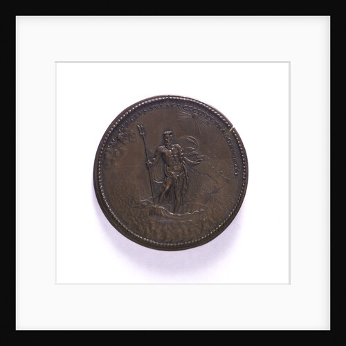 Medal commemorating the voyage to Naples of  Philip V of Spain, 1702; reverse by S. Vreani