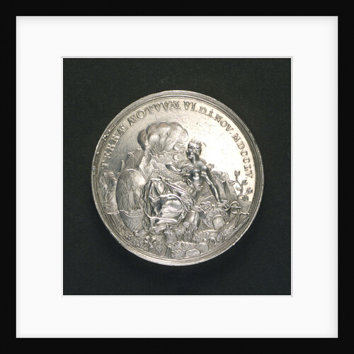 Medal commemorating the earthquake at Lisbon, 1755; obverse by M. Holtzhey