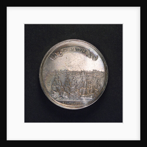 Medal commemorating the earthquake at Lisbon, 1755; reverse by M. Holtzhey
