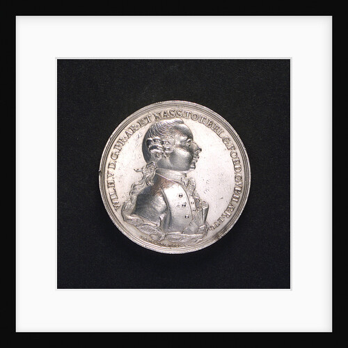 Medal commemorating William V of Nassau, Stadtholder and Admiral; obverse by Johann Georg Holtzhey