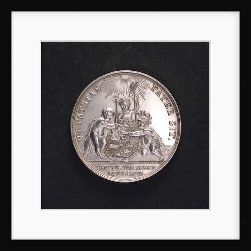 Medal commemorating William V of Nassau, Stadtholder and Admiral; reverse by Johann Georg Holtzhey