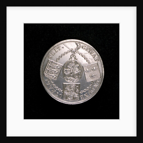 Medal commemorating armed neutrality at sea; obverse by A. van Baerll