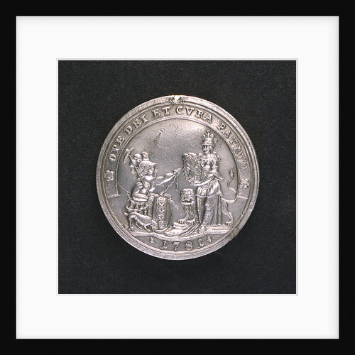 Medal commemorating the outbreak of the Fourth Dutch War, 1781; obverse by unknown