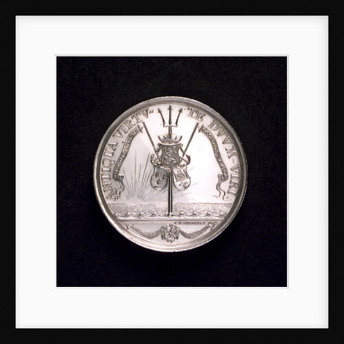 Medal commemorating action off Cadiz, 1781; reverse by Johann Georg Holtzhey