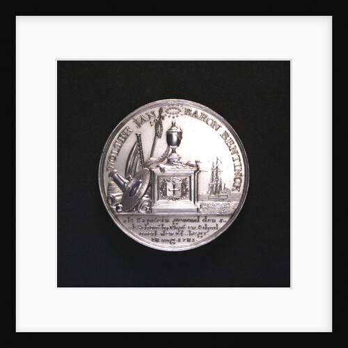 Medal commemorating the Battle of Doggerbank and Admiral Bentinck; obverse by Johann Georg Holtzhey