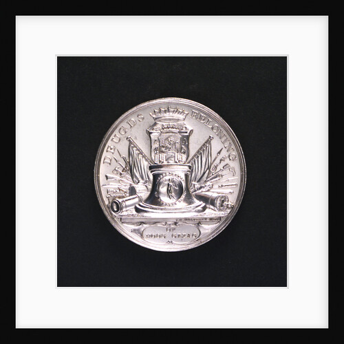 Medal commemorating the Battle of Doggerbank and Admiral Bentinck; reverse by Johann Georg Holtzhey