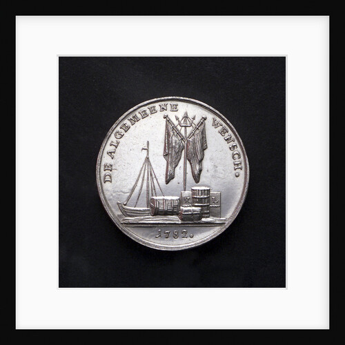 Medal commemorating the United States declared free by the Netherlands; reverse by J.M. Lageman