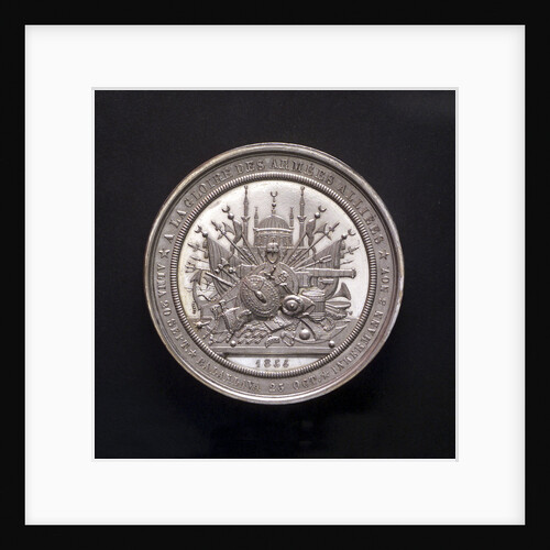 Medal commemorating the Black Sea freed, 1854; obverse by L.J. Hart