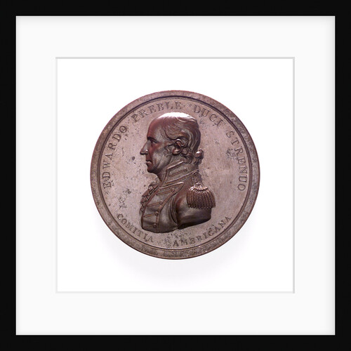 Medal commemorating Commodore E Preble and the bombardment of Tripoli, 1804; obverse by J.M. Reich