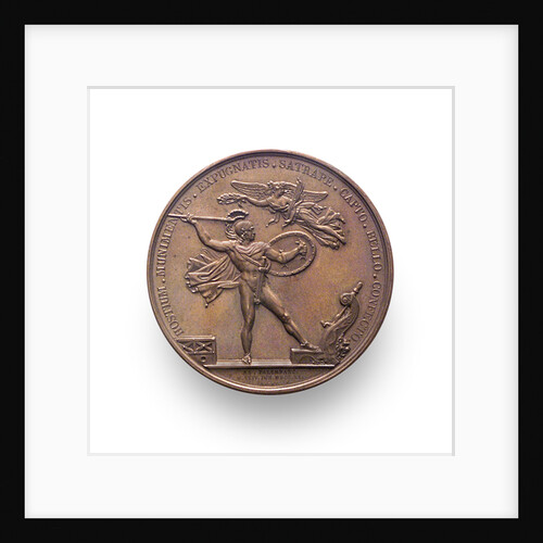 Medal commemorating the expedition to Palembang, 1821; reverse by A.F. Michaut