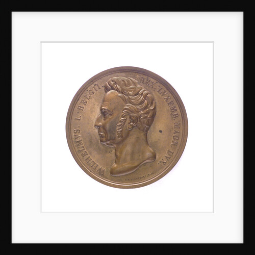 Medal commemorating the opening of the North Sea Canal, 1824; obverse by J.P. Schouberg