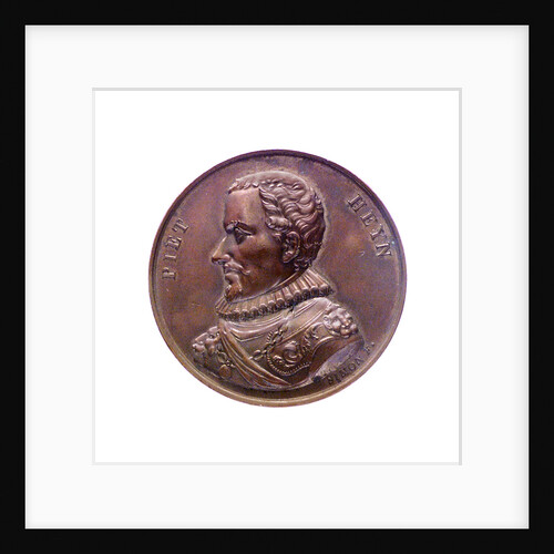 Medal commemorating Admiral Pieter Heyn (1578-1629); obverse by J.H. Simon