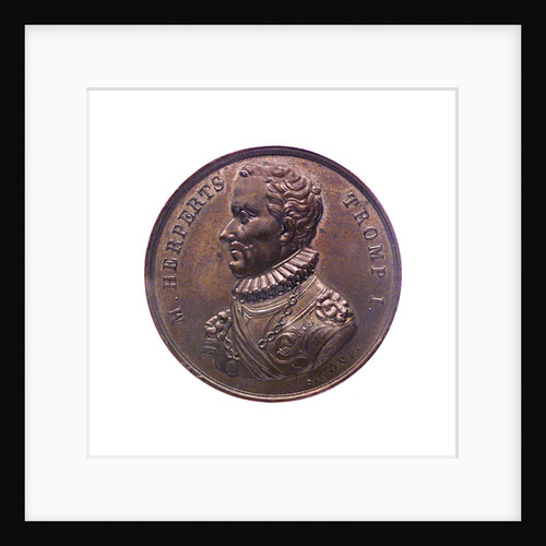 Medal commemorating  Admiral Maarten Harpertszoon van Tromp (1597-1653); obverse by J.H. Simon