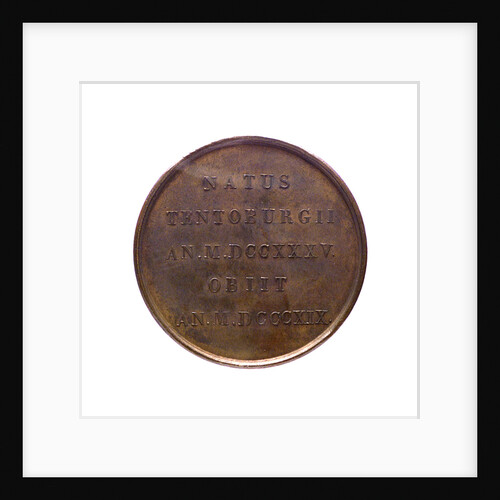 Medal commemorating Admiral J. H. van Kinsbergen; reverse by J.H. Simon