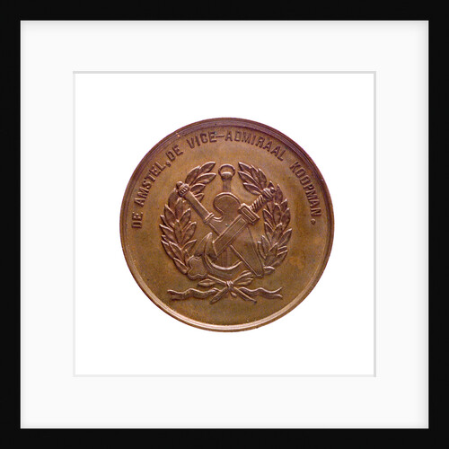 Medal commemorating Vice-Admiral Koopman; obverse by unknown