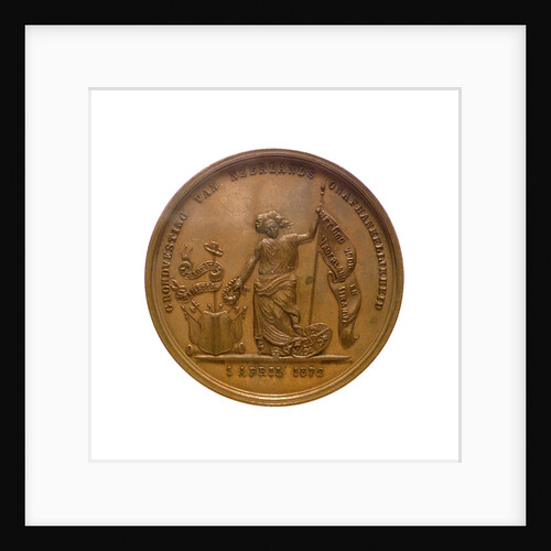 Medal commemorating the tercentenary of the deliverance of Briel; reverse by Posthumus