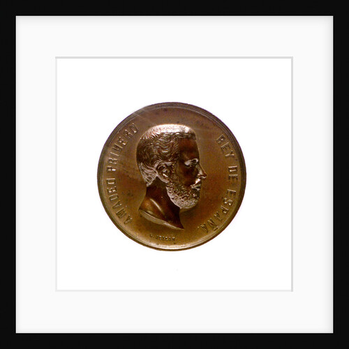 Medal commemorating the Spanish Mediterranean squadron; obverse by G. Sellan