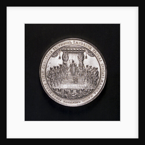 Medal commemorating the accession of Queen Christina and the Battle of Femern, 1644; obverse by S. Dadler