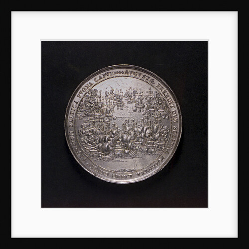 Medal commemorating the accession of Queen Christina and the Battle of Femern, 1644; reverse by S. Dadler