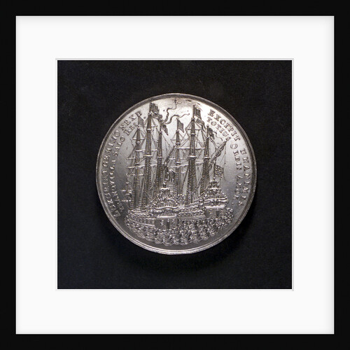 Medal commemorating the peace of Westminster, 1654; reverse by S. Dadler
