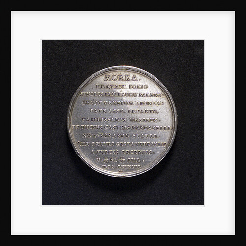 Medal commemorating the victories over the Turks in Morea, 1687; reverse by G. Hautsch