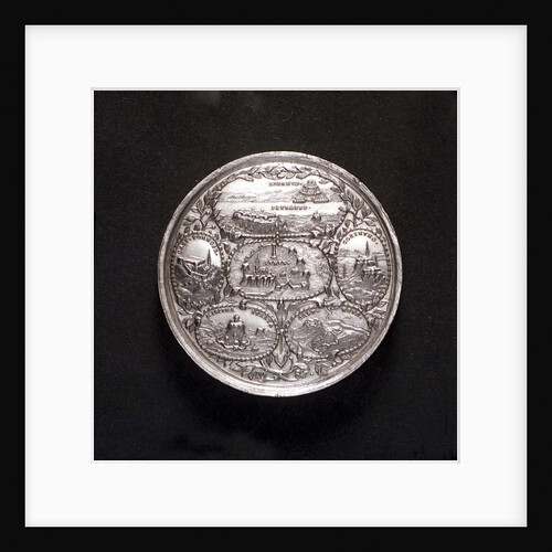 Medal commemorating the victories over the Turks, 1687; reverse by G. Hautsch