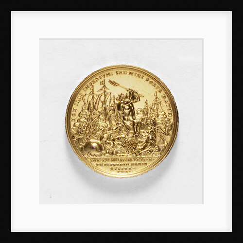 Medal commemorating the Battle of La Hogue, 1692; obverse by P.H. Muller