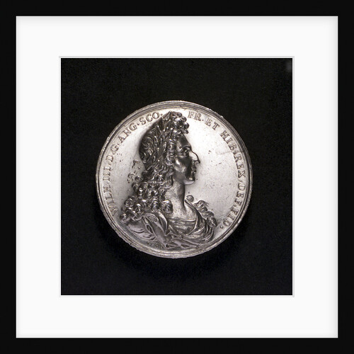 Medal commemorating the Battle of La Hogue, 1692; obverse by G. Hautsch